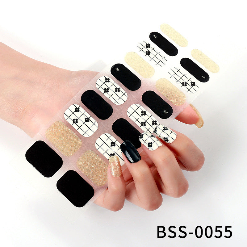 Gel Nail Stickers - Multiple Designs & Colors