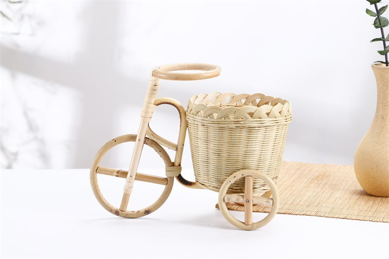 Handmade Bamboo Vegetable Basket for Kitchen & Garden - Multiple Styles