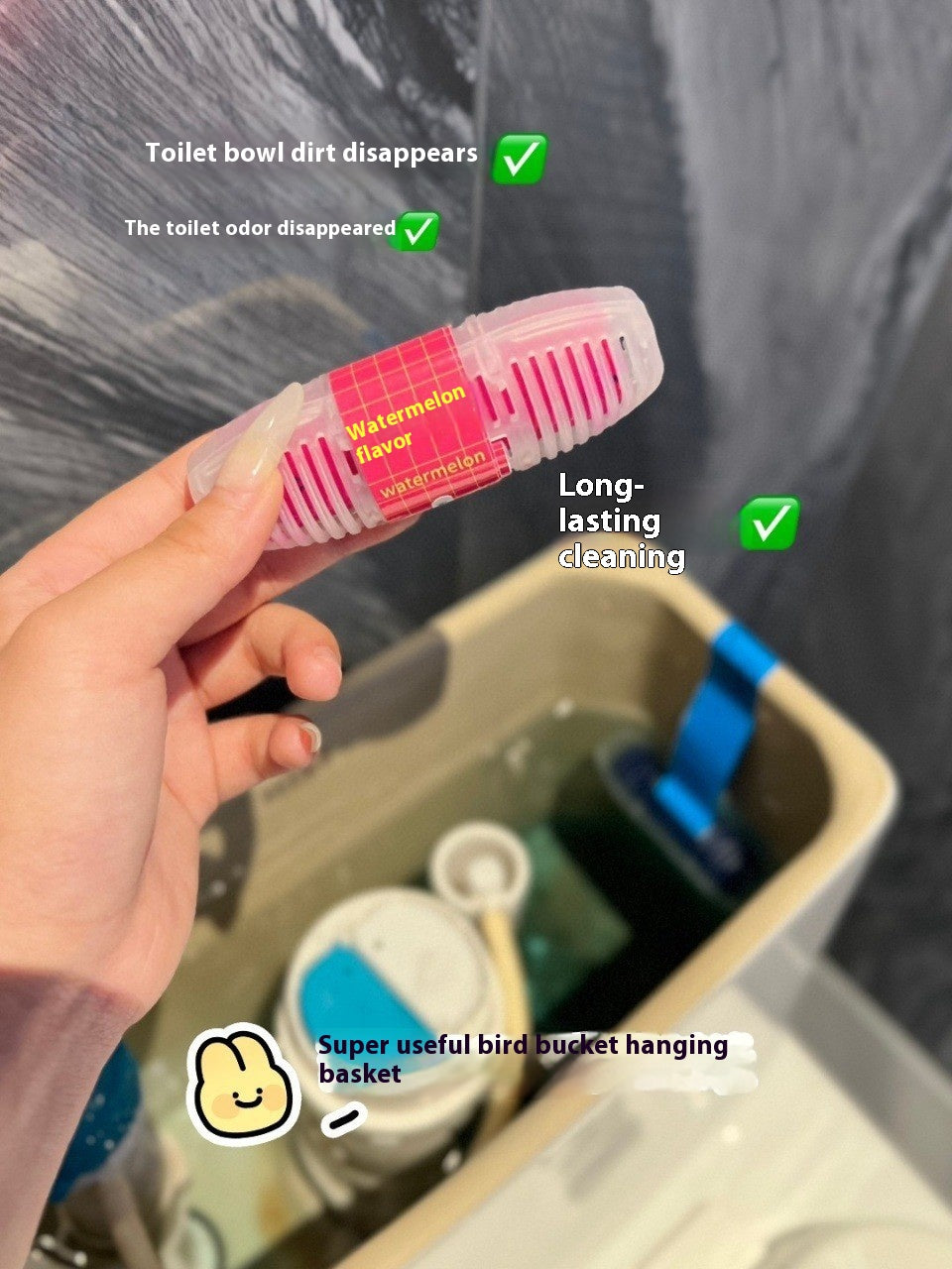 Toilet Descaling Deodorizer Ball - Hanging Toilet Cleaner with Fragrance
