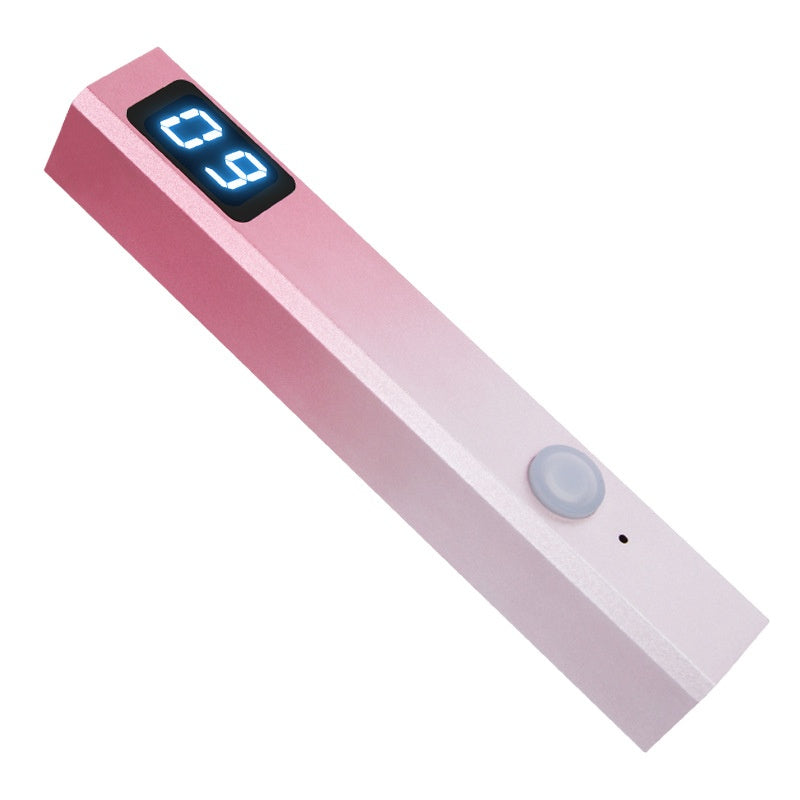 Portable Nail Lamp with Screen Display - Small Handheld Phototherapy Device