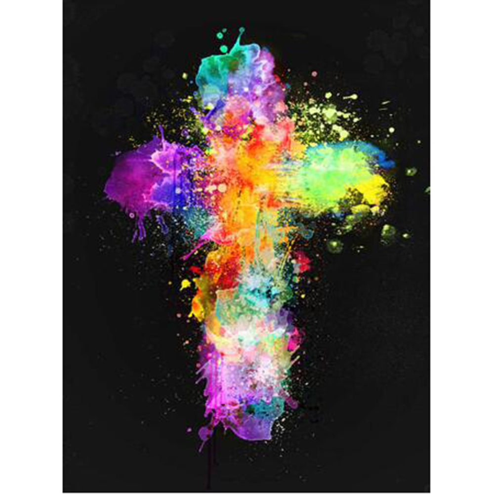 Diamond Painting Cross Stitch Kit - Square & Round Resin Diamonds for Home Decor