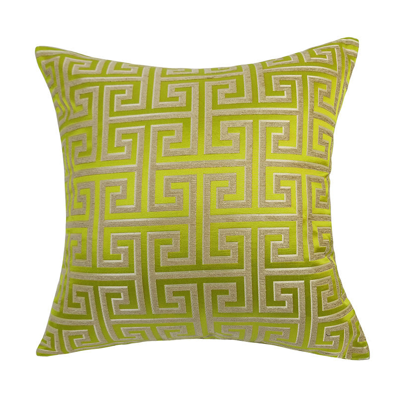 Jacquard Yarn Dyed Chenille Cushion Cover - Home Decor Pillow Case