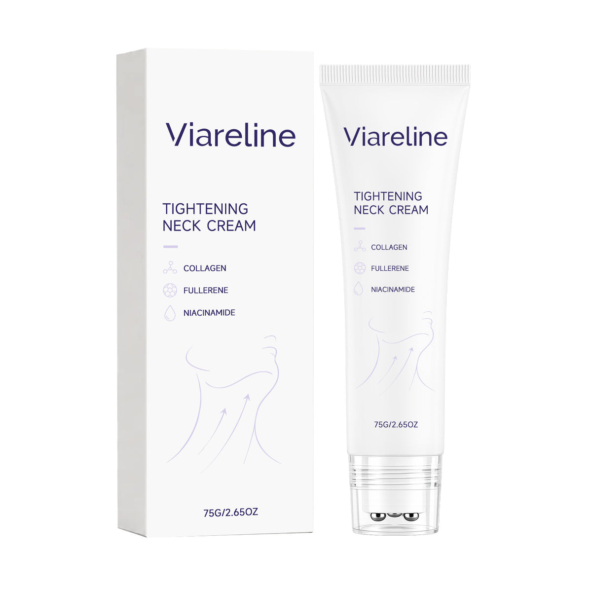 Compact Neck Cream with Collagen & Hydrating Ingredients - 75g