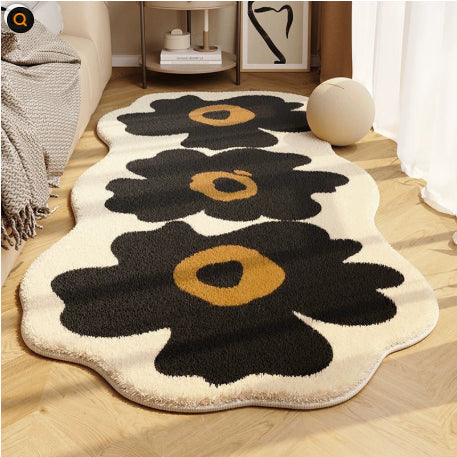 Flower Shaped Cashmere Bedside Blanket - Soft, Skin-Friendly Home Decor