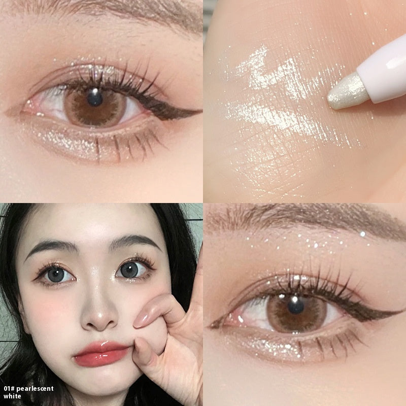 White Eye Shadow Pen - Single Head, Pearlescent & Glitter Colors