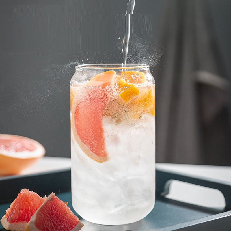 540ml Glass Cup with Straw and Bamboo Cover - Hot & Cold Drinkware