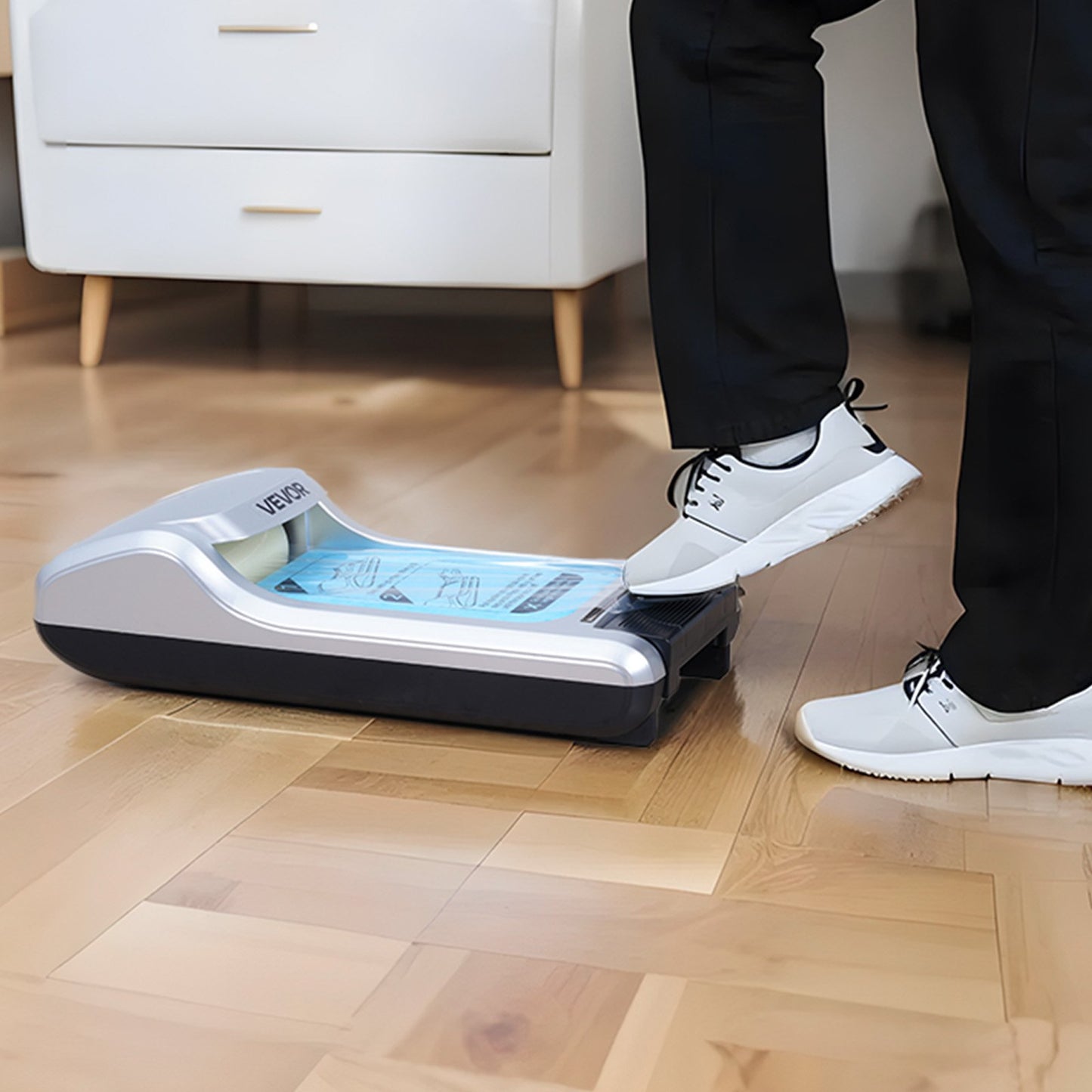 Automatic Shoe Cover Dispenser - Fits Up To US Men's Size 11