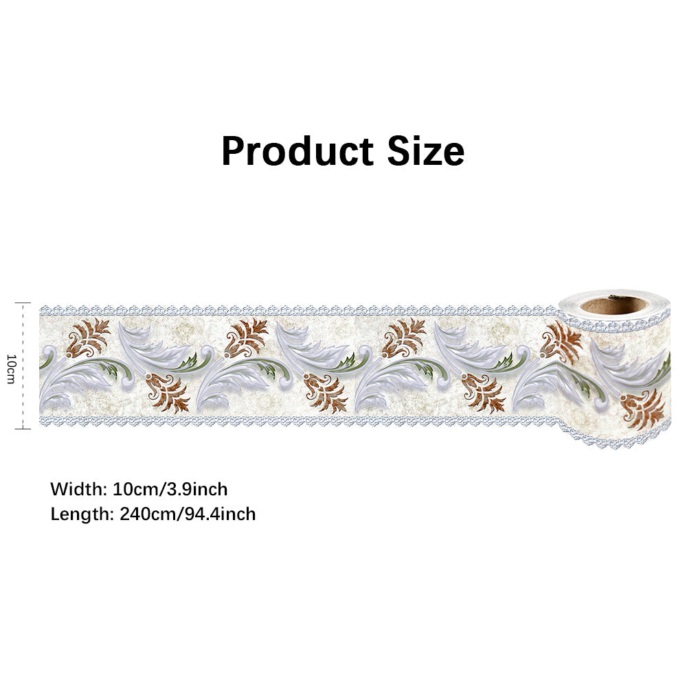 Home Wall & Floor Skirting Line Stickers - Moisture & Stain Resistant PVC