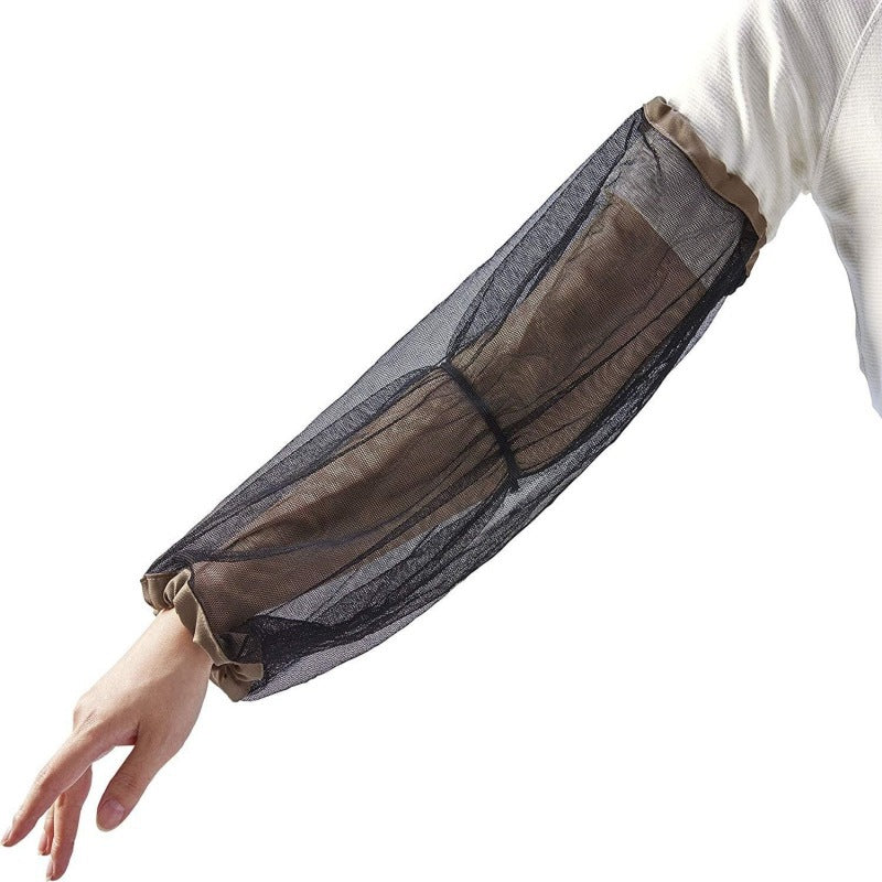 Mosquito-Resistant Outdoor Arm Sleeves for Camping & Fishing - Black