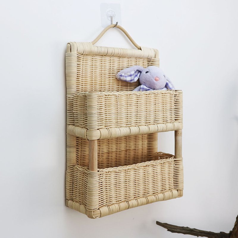 Nordic-Style Handwoven Storage Basket for Home Organization