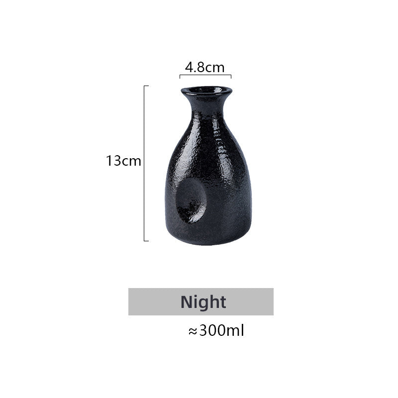 Japanese Style Ceramic Wine Glass and Sake Jug Set - Creative Home Barware