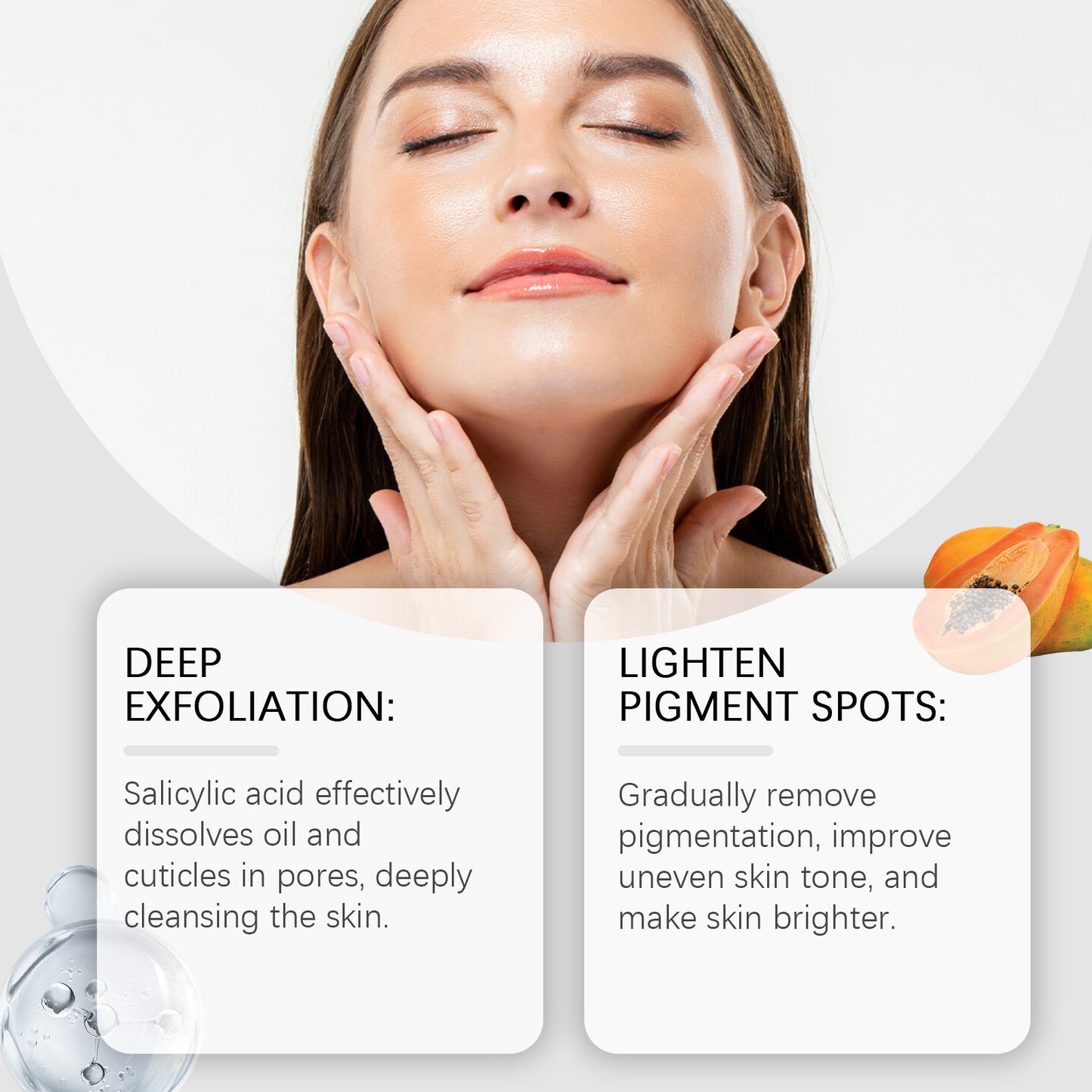 Salicylic Acid Exfoliating Serum - Deep Pore Cleansing & Skin Brightening