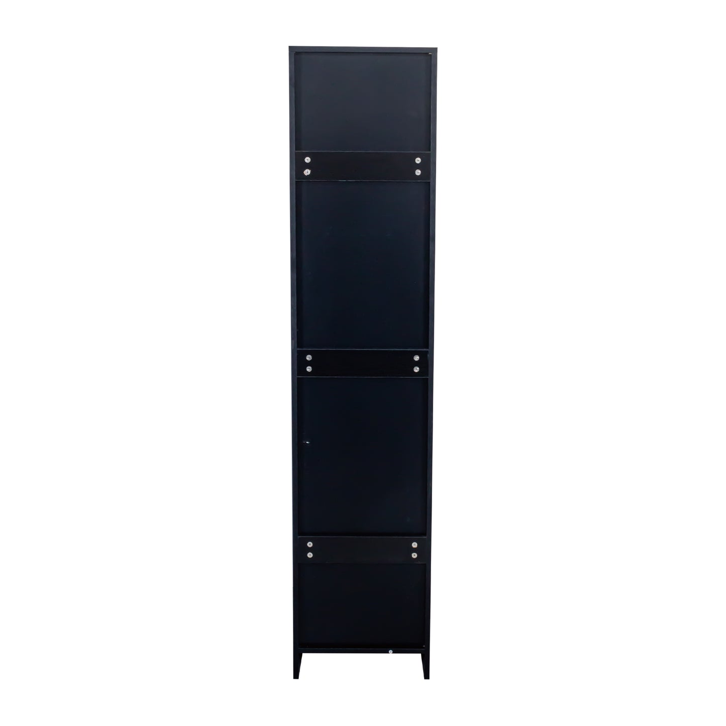 Stackable Wall Mounted Storage Cabinet - 15.75" D x 15.75" W x 70.87" H - Black