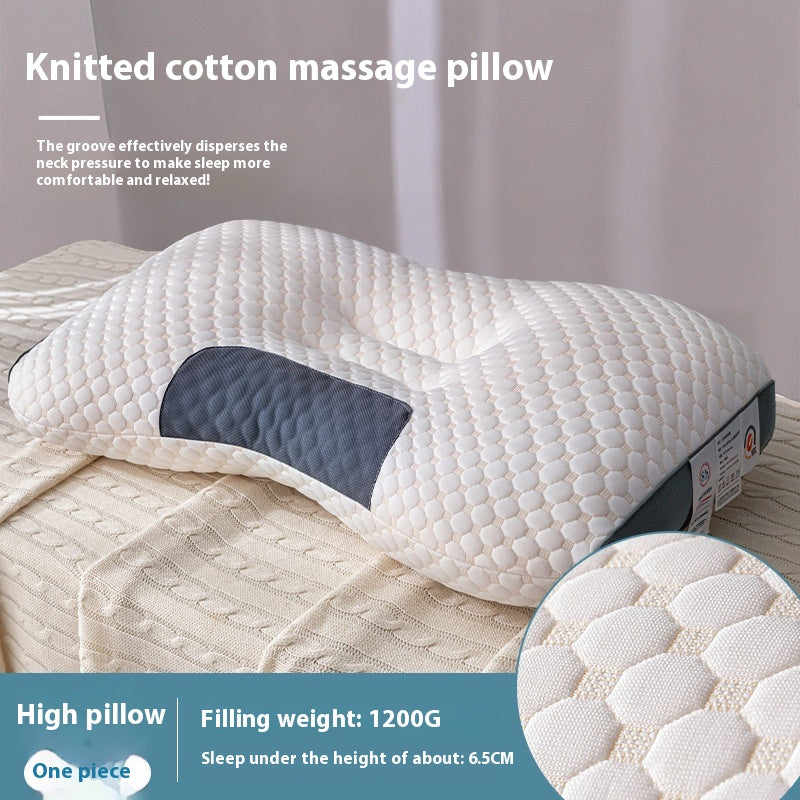 Cervical Support Pillow Pair for Better Sleep and Neck Relief