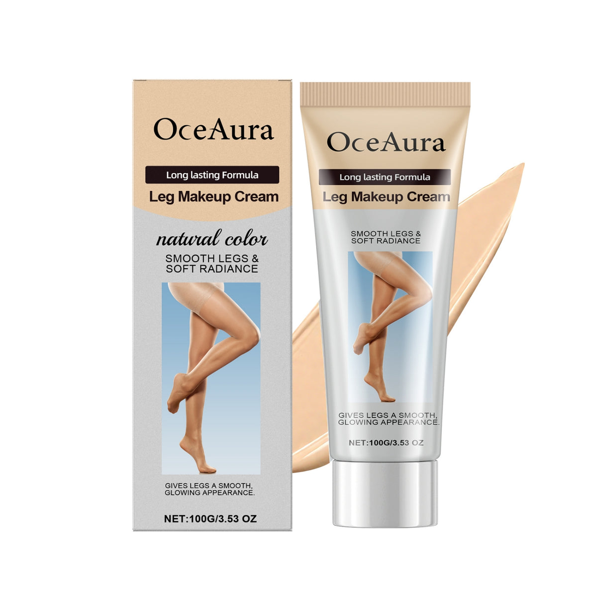 Medium Skin Tone Leg Makeup Cream - Natural & Dark Shades for Body Coverage