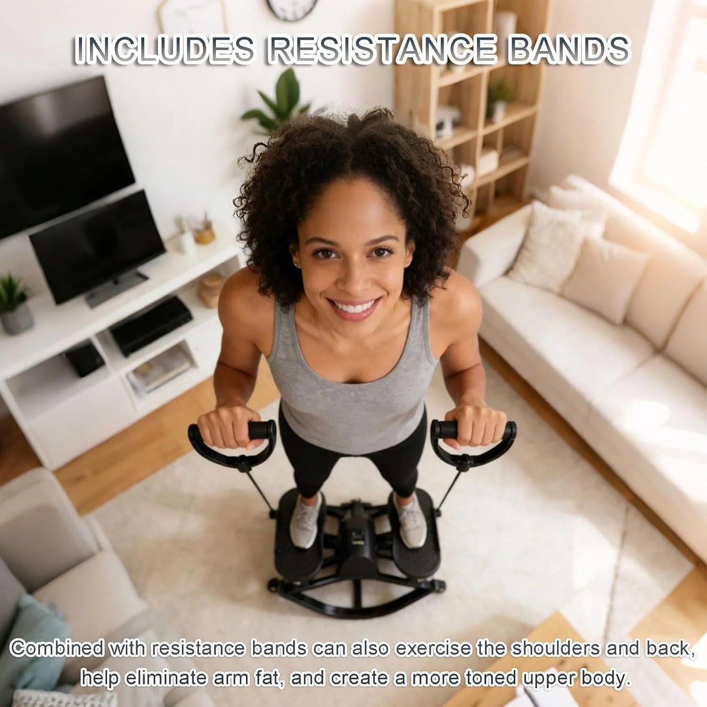 Mini Stepper - Compact Anti-Slip Indoor & Outdoor Fitness Equipment