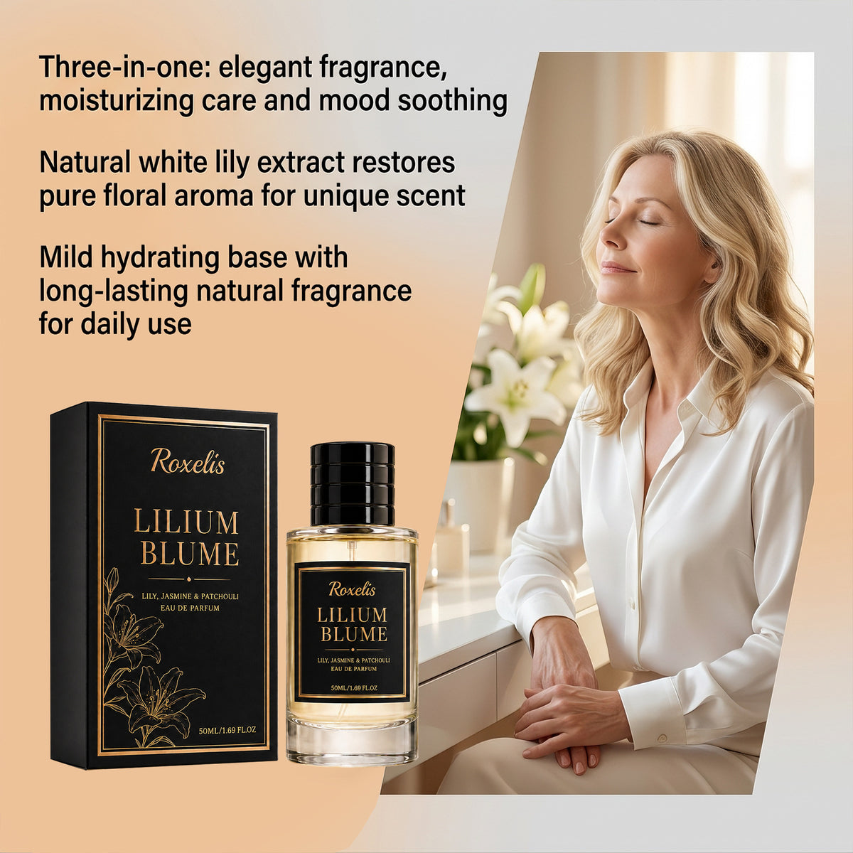 Lily Perfume 50ml – Delicate Floral Fragrance