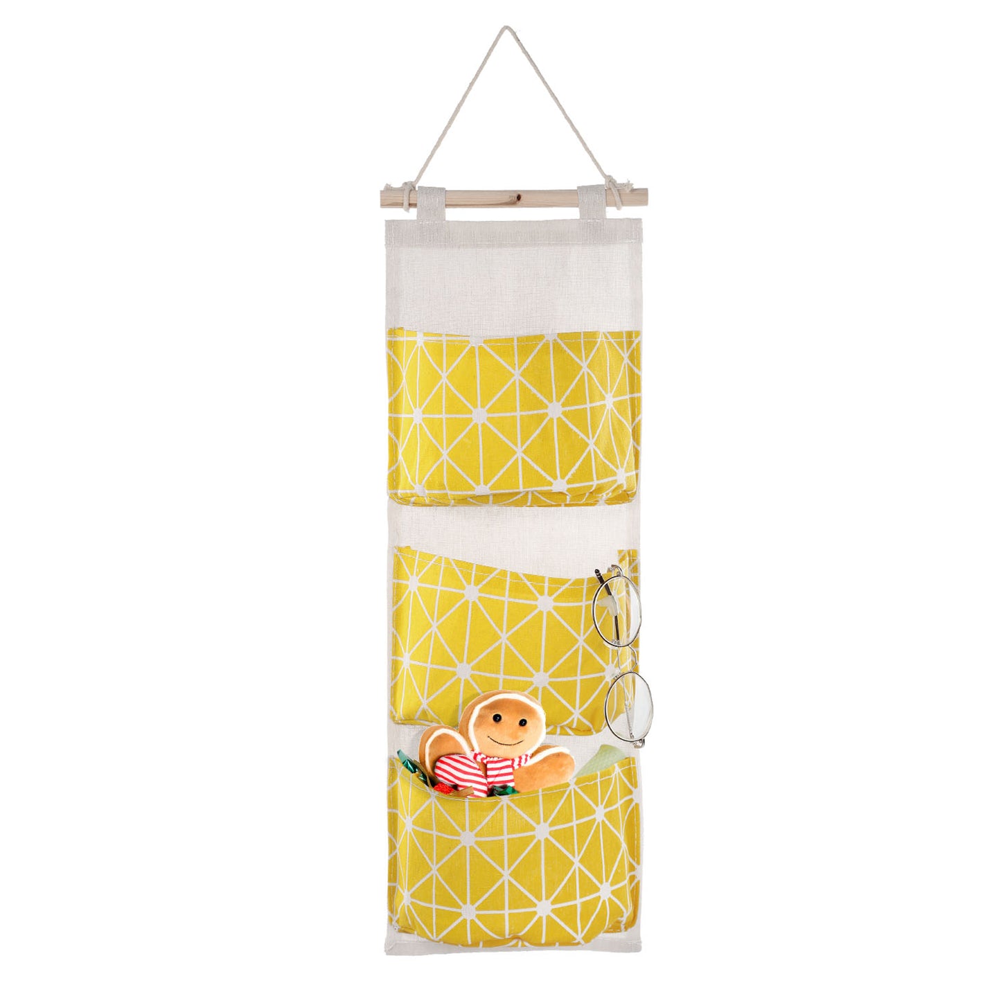 1Pc Wall Mounted Storage Bag Door Closet Hanging Organizer Waterproof