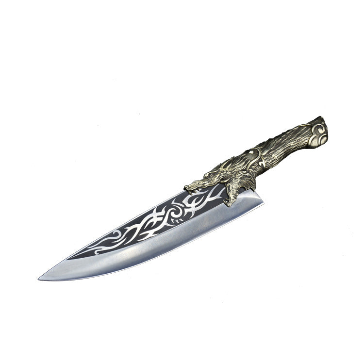 Stainless Steel Fruit Knife with Antique Retro Style - 35.5cm