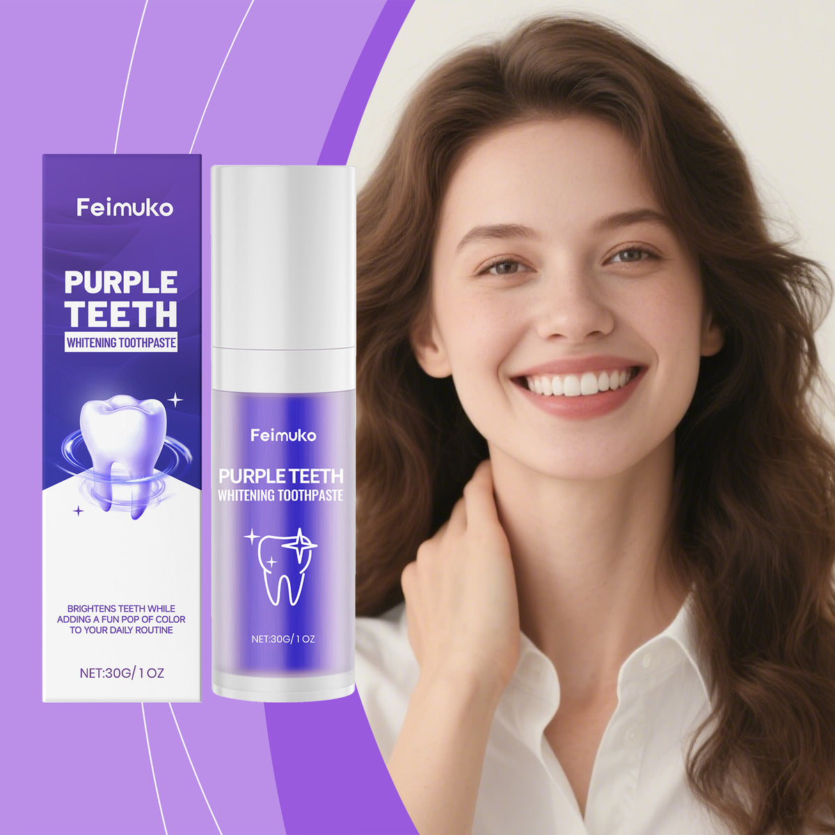 Purple Whitening Toothpaste 30g