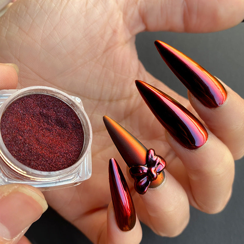 Chameleon Pink Laser Mirror Nail Powder