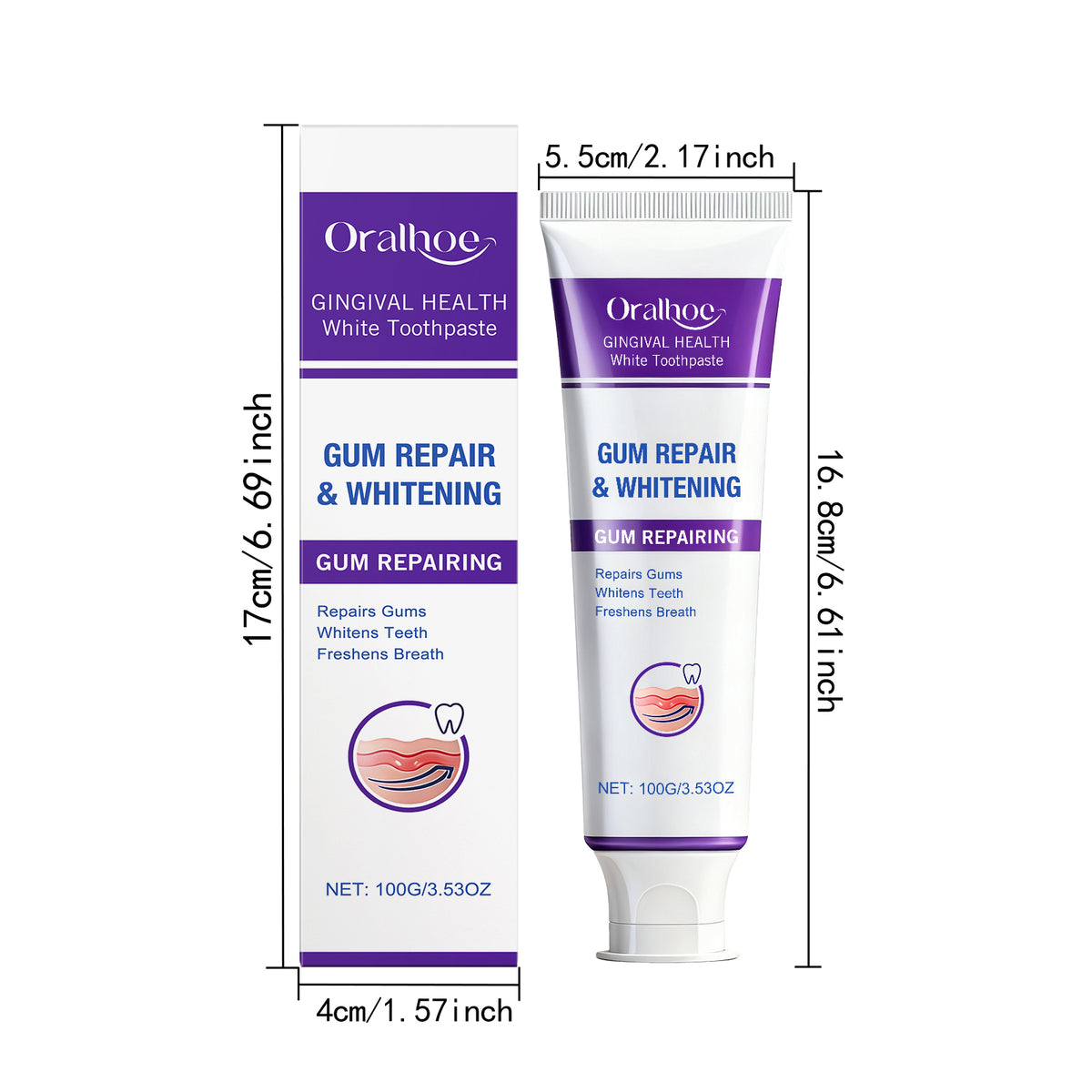 Gingival Repair Toothpaste 100g - Camellia & Chamomile