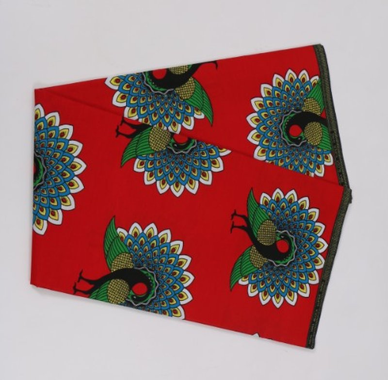 Ethnic Batik Cotton Fabric - Double-Sided Printed Textile for Sewing & Crafts