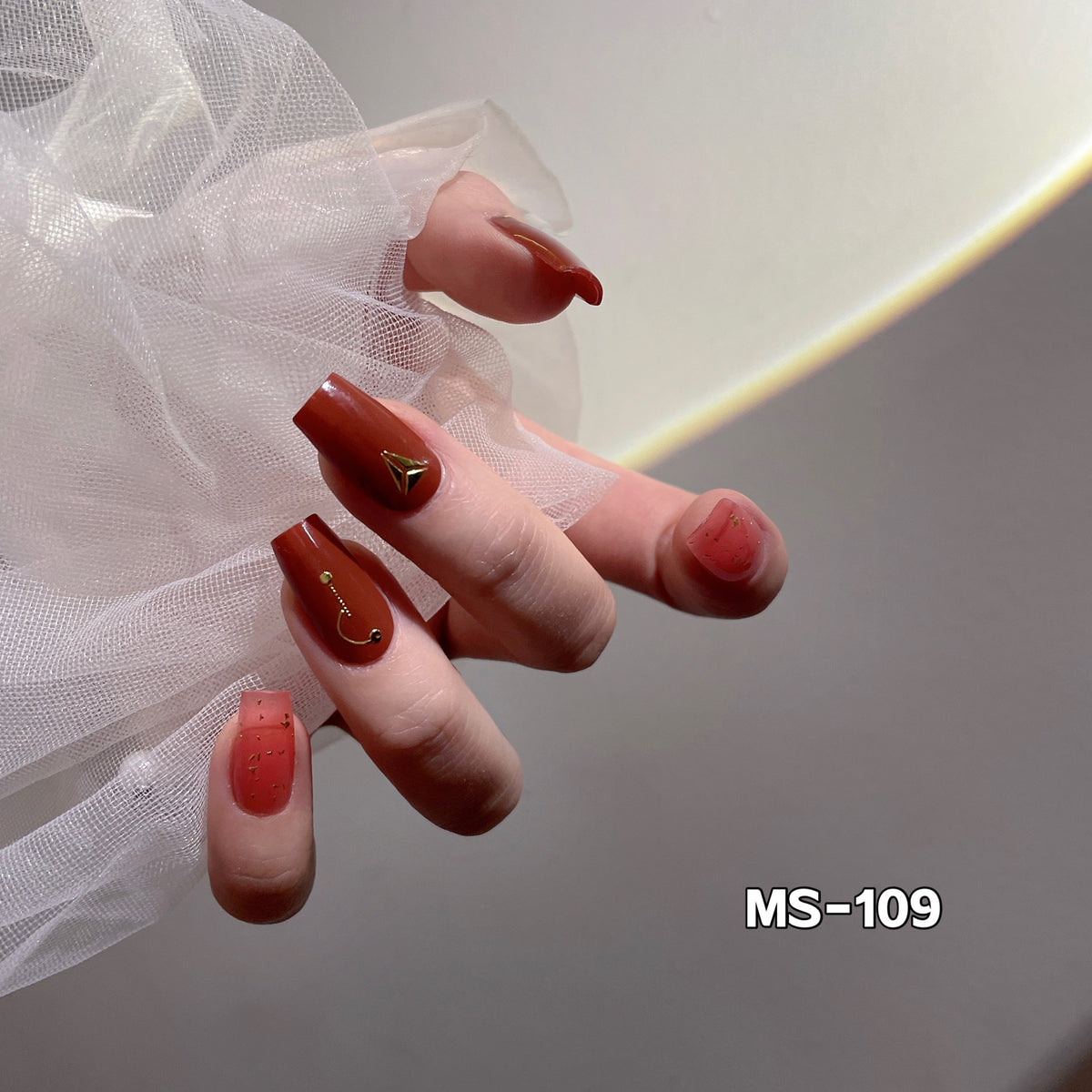 Semi-Cured Gel Nail Sticker Kit with 22 Pieces & Tools