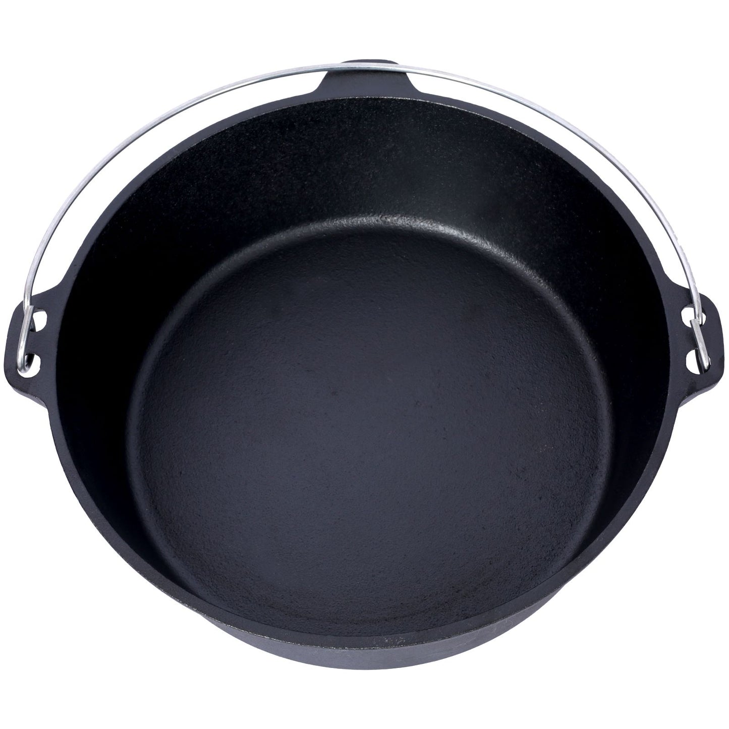 Cast Iron Dutch Oven for Camping - Pre-Seasoned with Legs