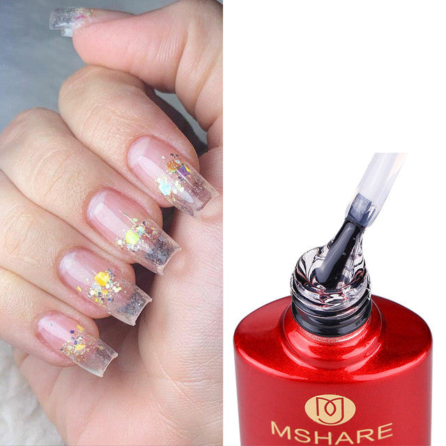 Builder Nail Extension Gel Set - Self-Leveling, Milky White & Color Variants