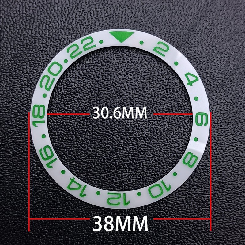 Watch GMT Bezel Insert for 40.5mm Submariner Case - Multiple Colors