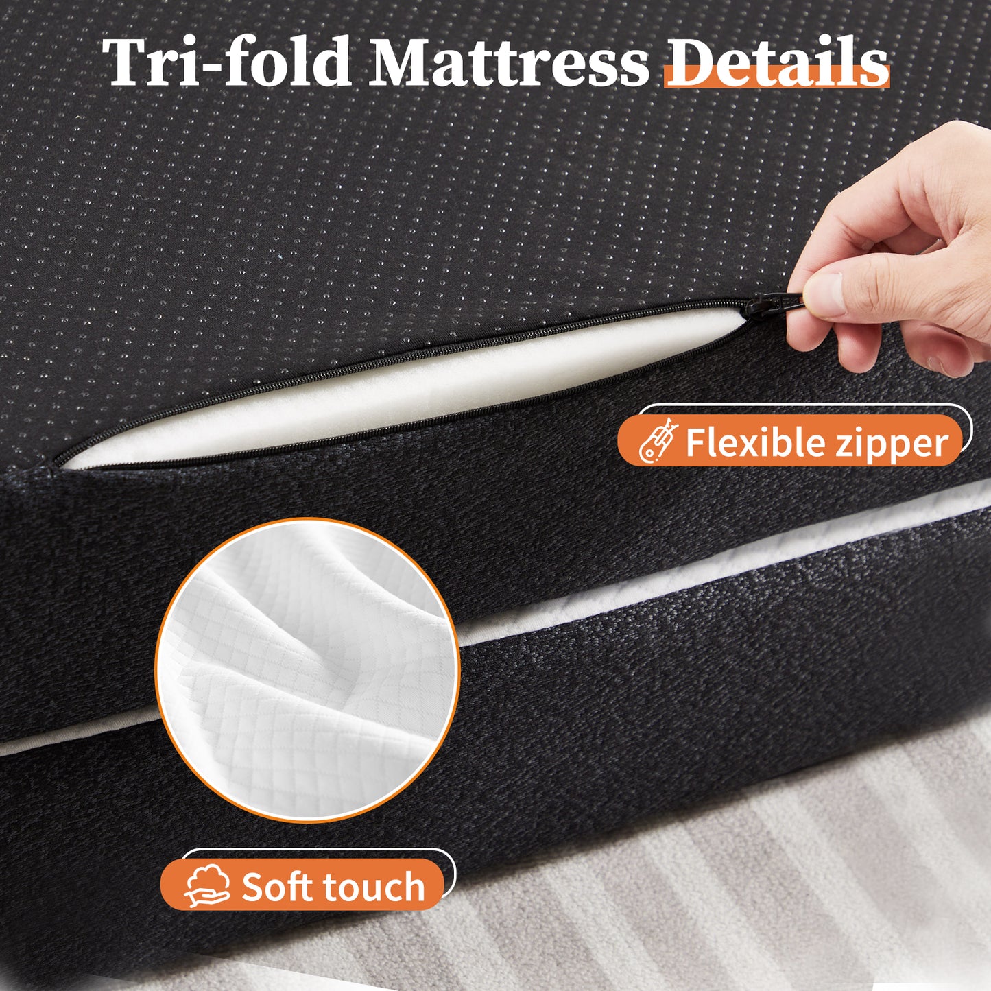 Triple Fold Pad - Comfortable Bedding Solution