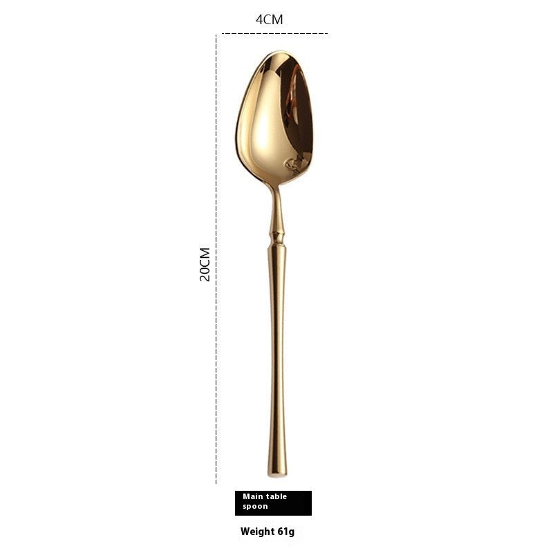 Stainless Steel Tableware Set - Knife Fork Spoon Flatware Utensils