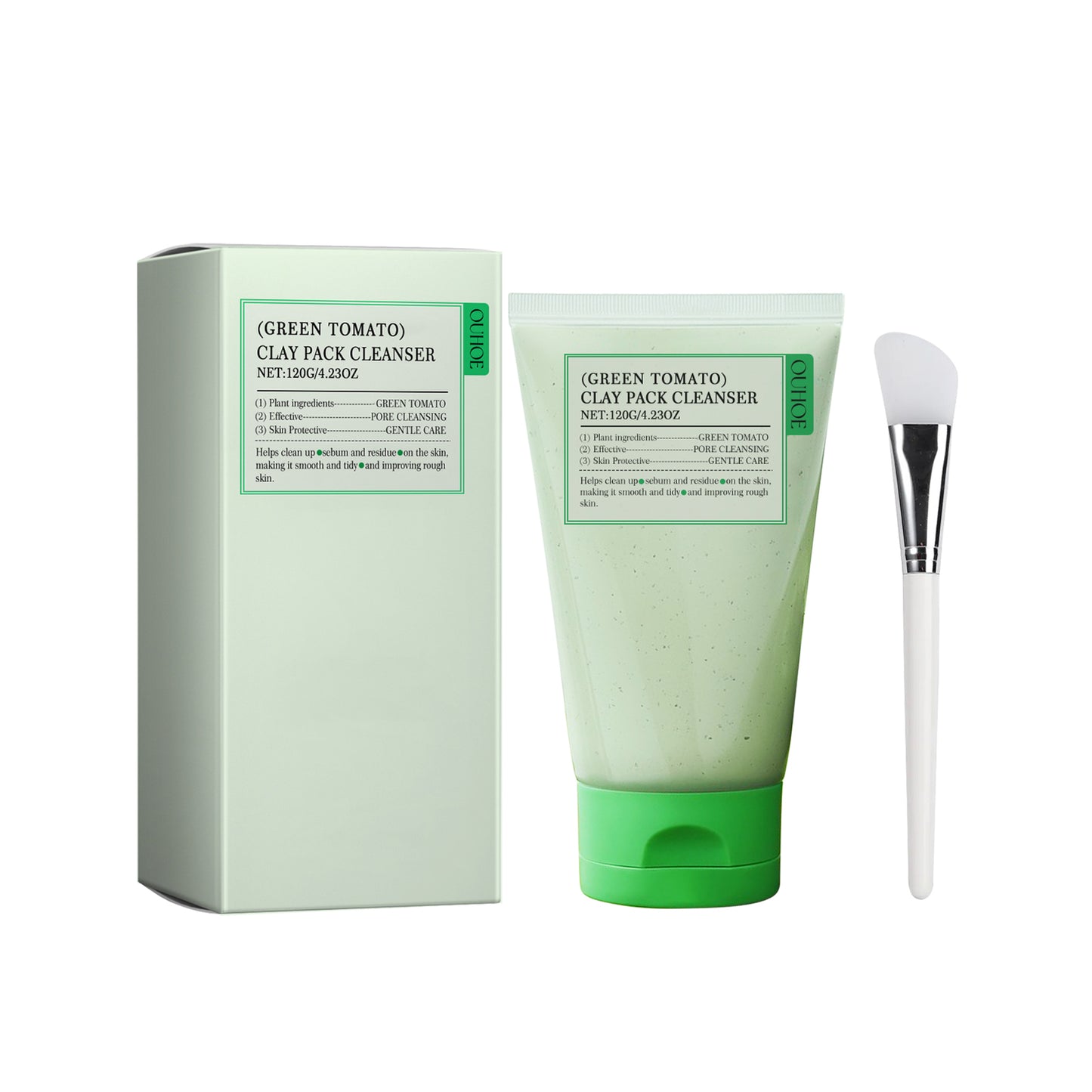 Green Tomato Pore-Clearing Facial Cleanser - Oil-Balancing & Brightening