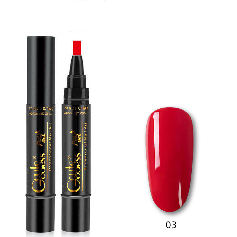3-in-1 Magnetic Nail Art Pen - Quick-Dry Gel for French & Water Ripple Effects
