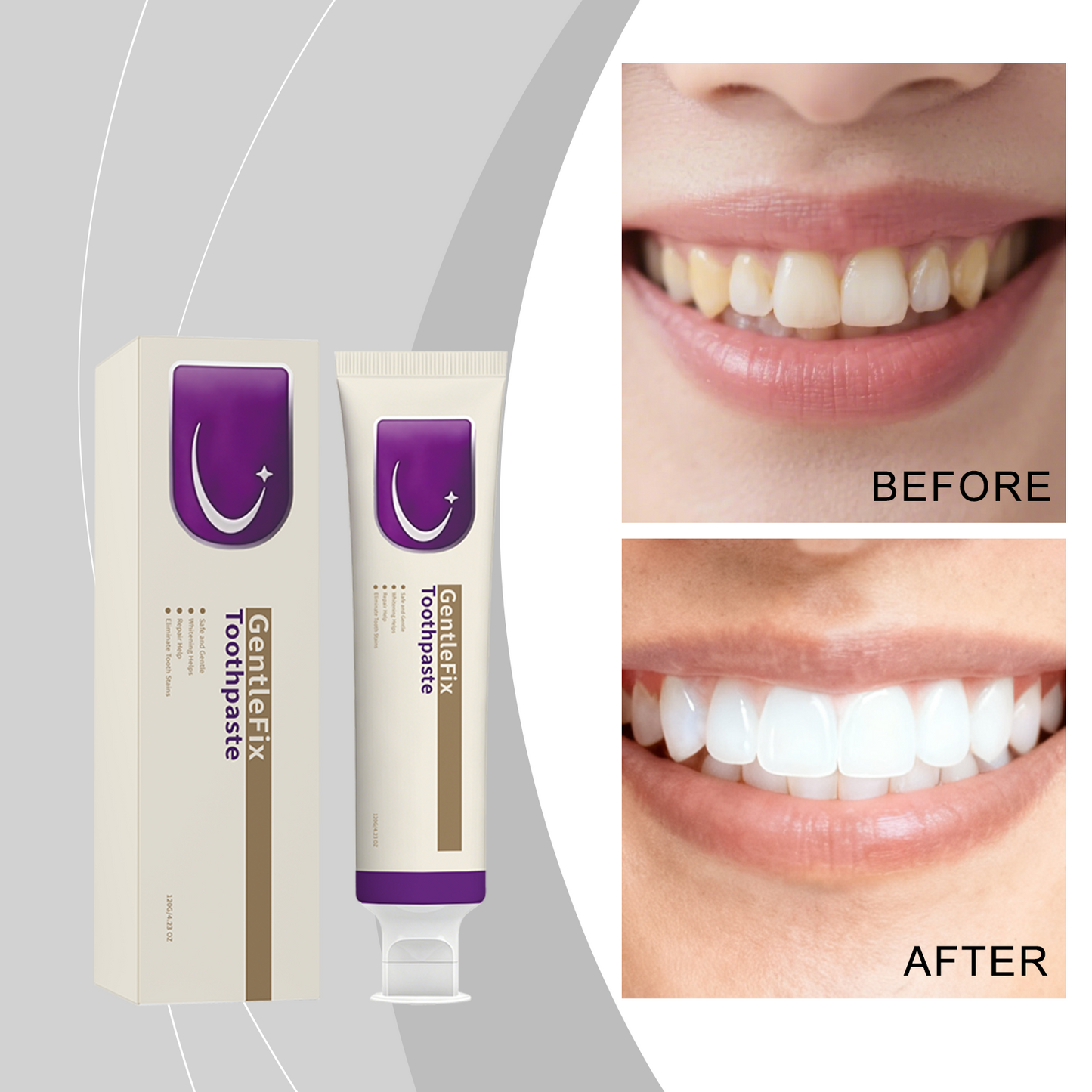 Toothpaste 120g - Oral Care for Fresh Breath and Dental Hygiene
