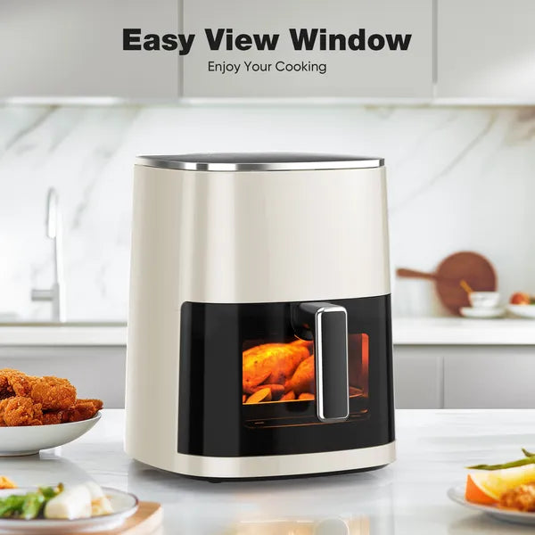 6 Quart Air Fryer with Window - 12-in-1 Cooking Features