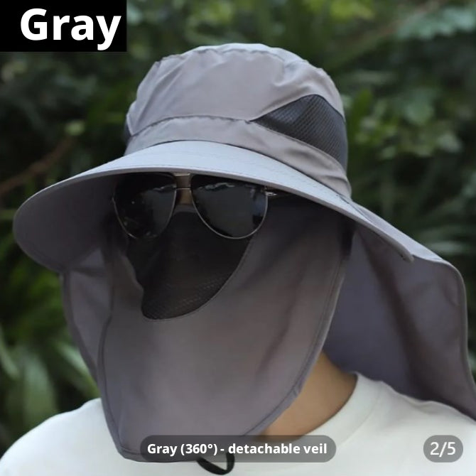Sunscreen Visor with Large Brim