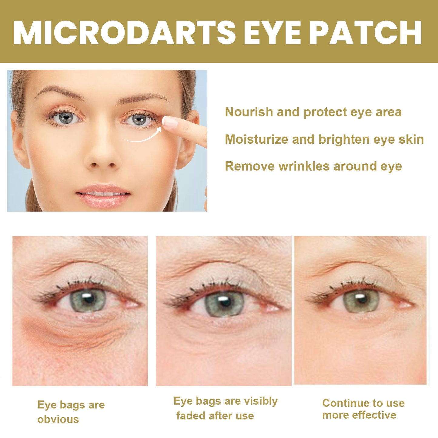 Niacinamide Under-Eye Patches for Dark Circles and Fine Lines - 1 Piece