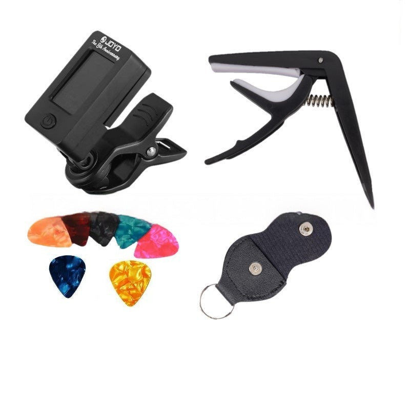 Guitar Accessory Set with Picks, String Nails & Pillow - Multiple Colors