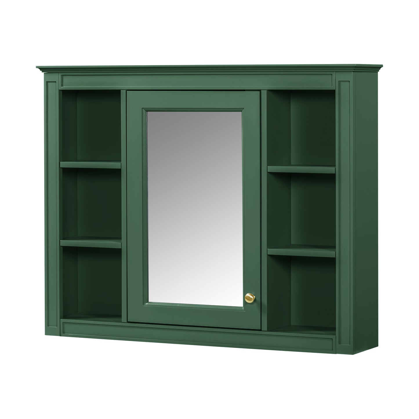 36'' Green Bathroom Vanity with Medicine Cabinet & Sink