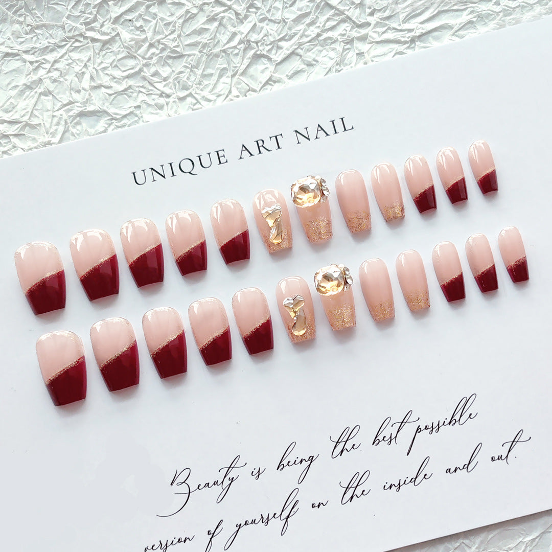 Fake Nail Patch Removable Wear Armor - Nail Art & Decoration Kit