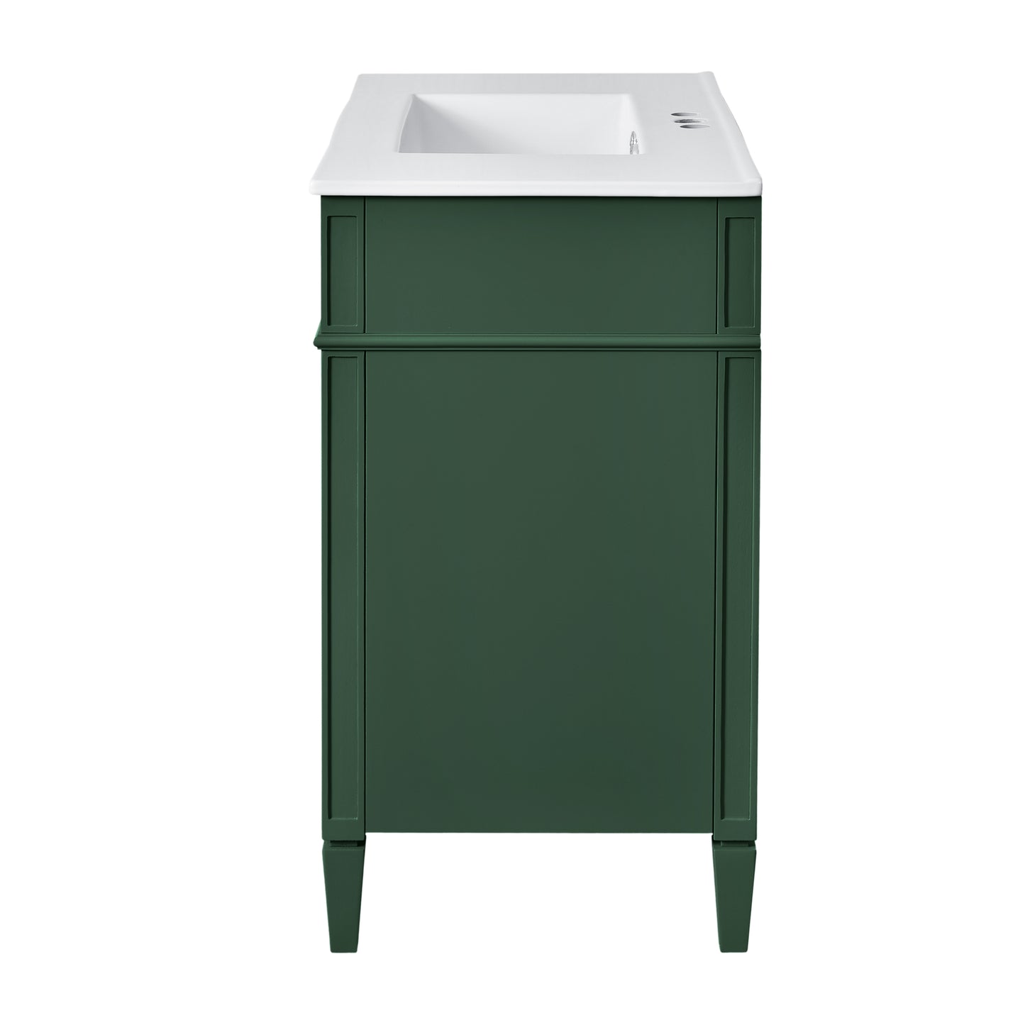 36'' Green Bathroom Vanity with Medicine Cabinet & Sink