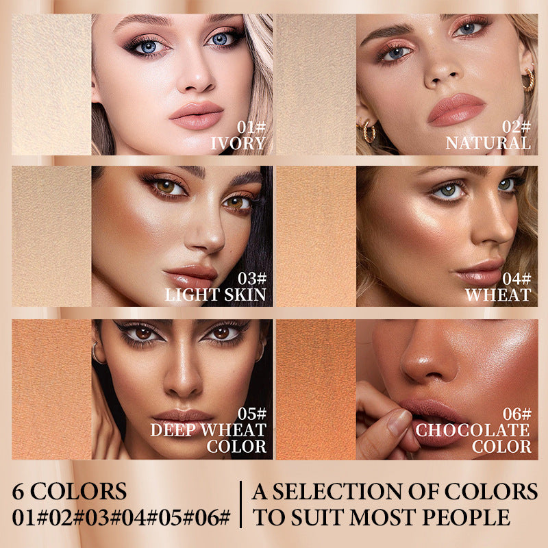 Dual-Ended Foundation Concealer Stick with Brush - Full Coverage & Long-Lasting