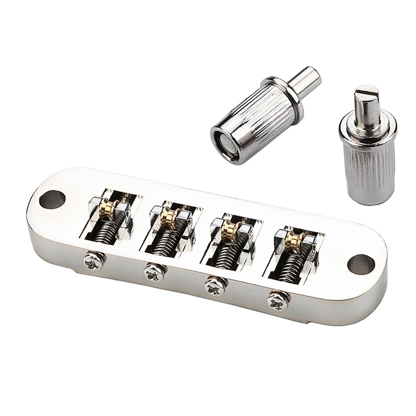Roller Saddle Bridge Replacement Lightweight 4 String Guitar For Bass