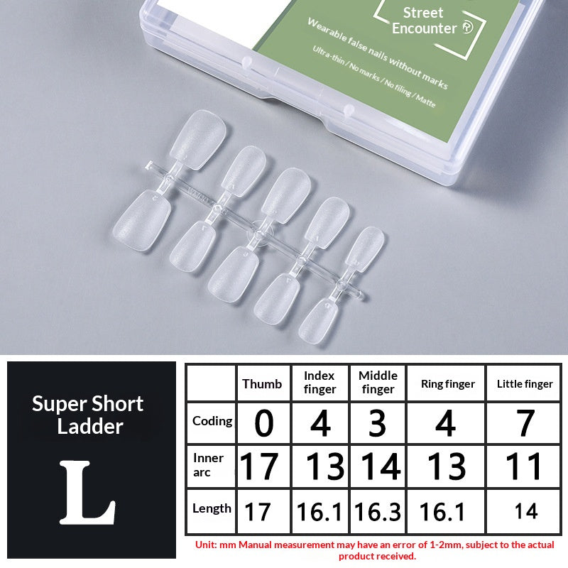 Handmade Long Wear Nail Tips Set - Various Styles & Sizes for Women