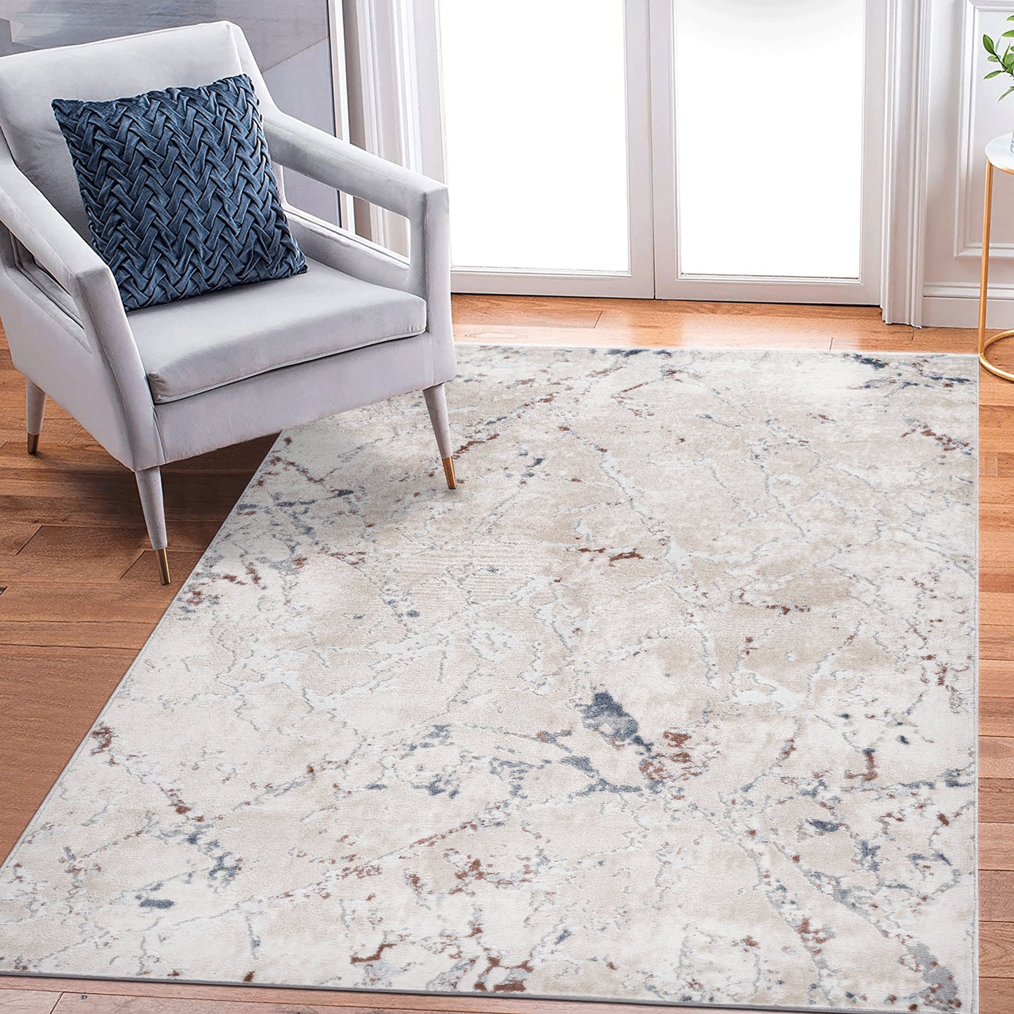MARFI 8X10 Multi Contemporary Area Rug