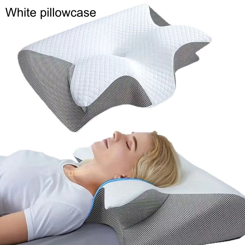 Memory Pillow for Home Sleep Comfort - Rectangular Memory Foam Cushion