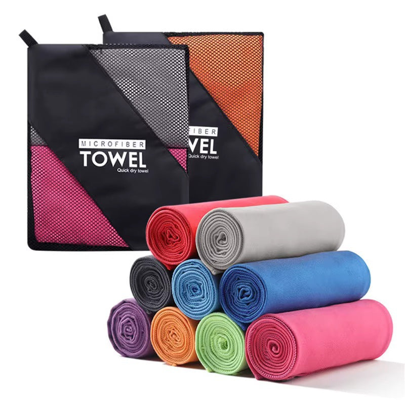 Multi-Color Microfiber Portable Quick-Drying Towel for Travel & Sports