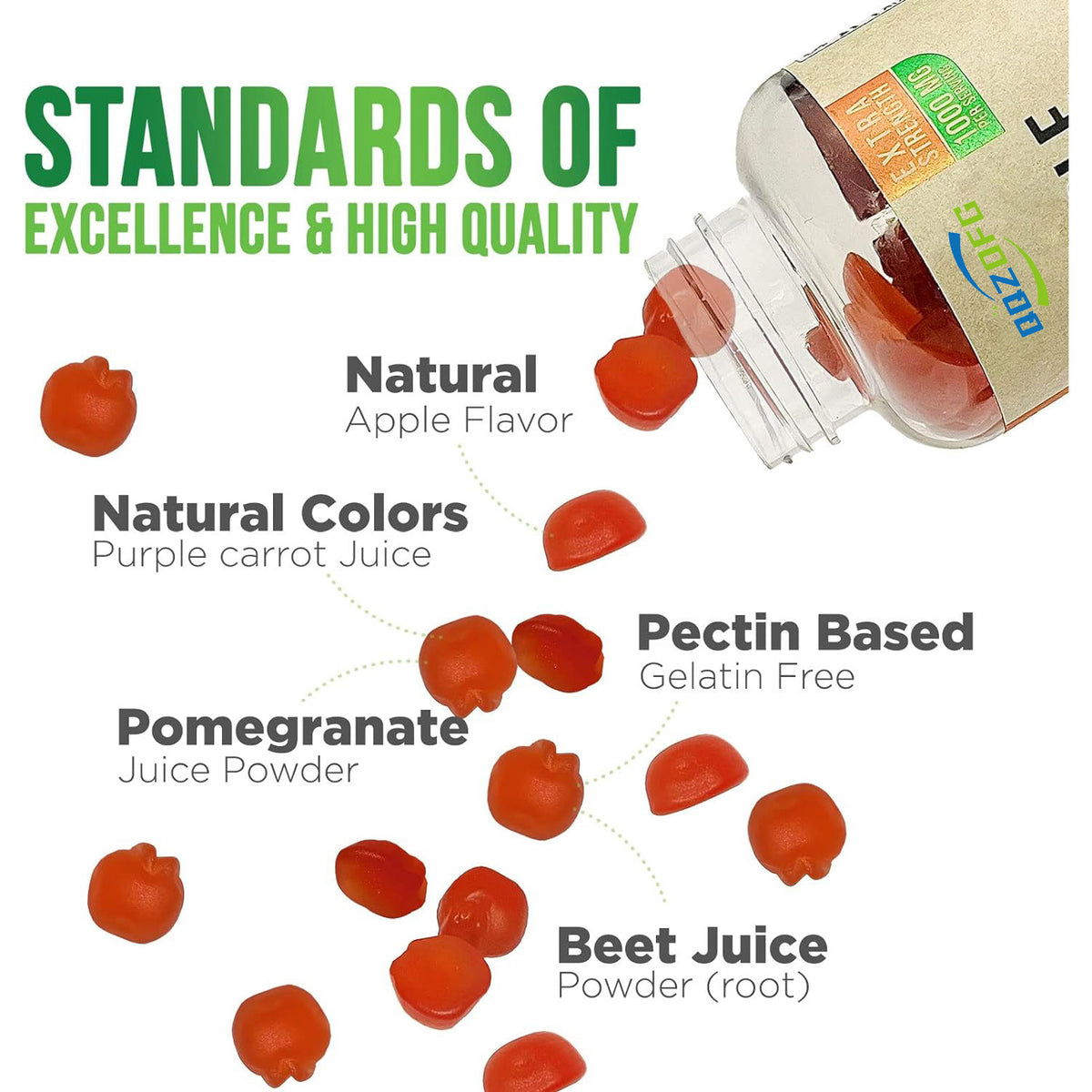 Vinegar Jelly Gummy - 60 Tablets